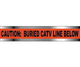 NMC DTOCATV Caution: Buried Catv Line Below Defender Detectable Warning Tape